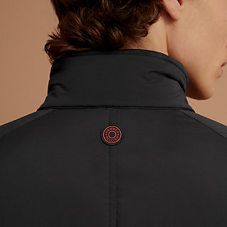 Piumino extra-light puffer coat - Black | Hermès USA